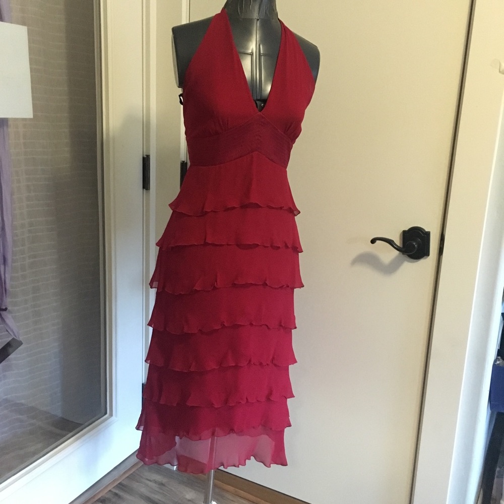 Red cocktail Dress
